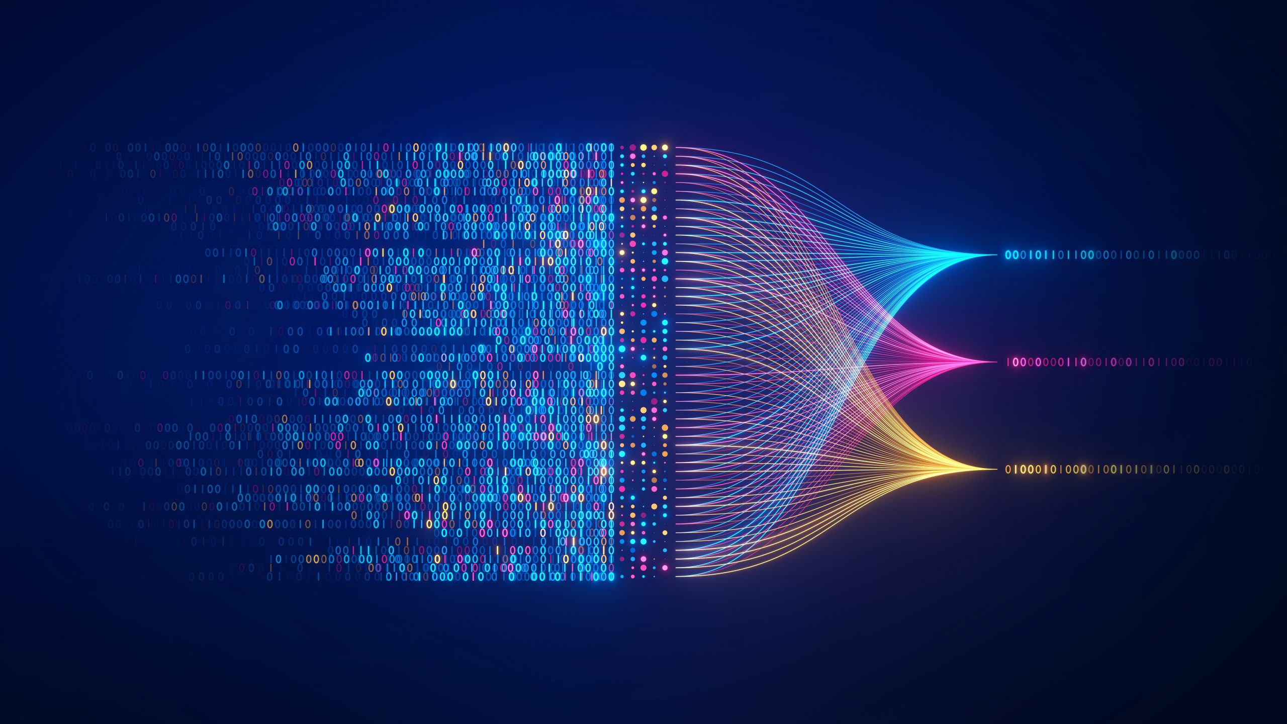 Large Language Model Server Banner Image Visualizing Data Streams