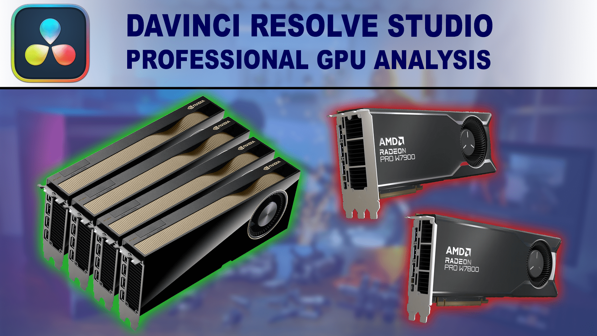 DaVinci Resolve Studio 18.6 Professional GPU Performance Analysis