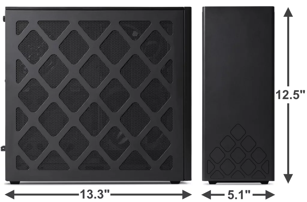 Intel NUC 13 Extreme Chassis Dimensions